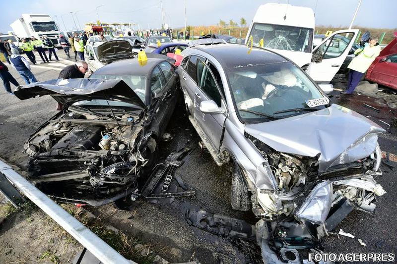 Accident pe drumurile din Romania, Foto: Agerpres