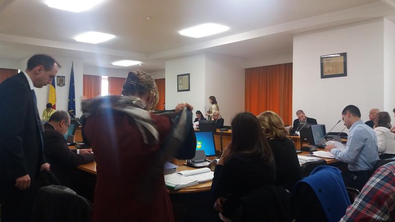 Imagine din cadrul sedintei de luni dupa amiaza, Foto: Hotnews