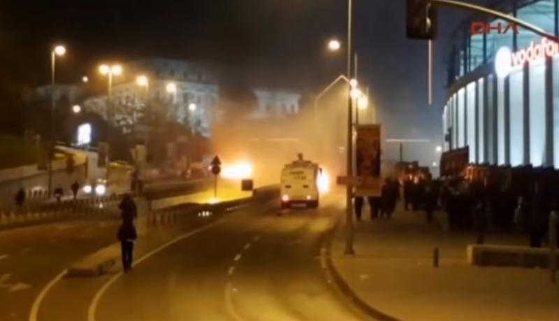 Explozie langa stadionul lui Besiktas, soldata cu zeci de morti, Foto: Captura euronews