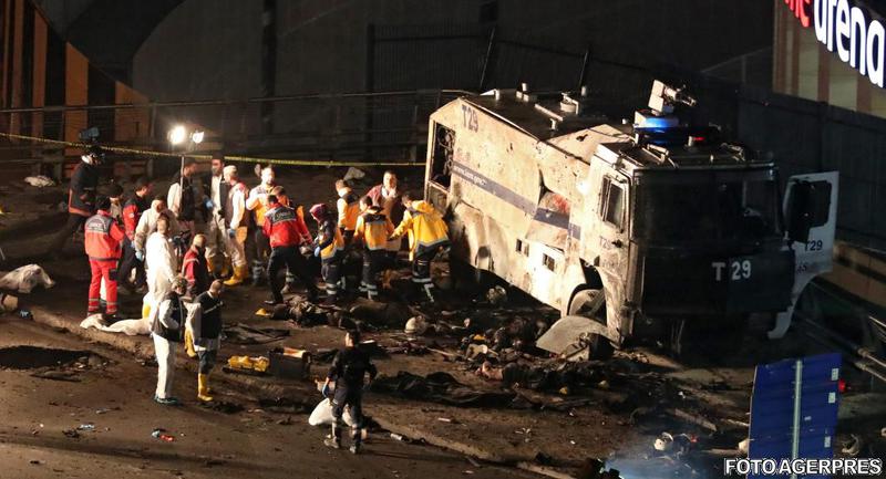 Dublul atac terorist cu bomba din Istanbul, Foto: Agerpres/EPA