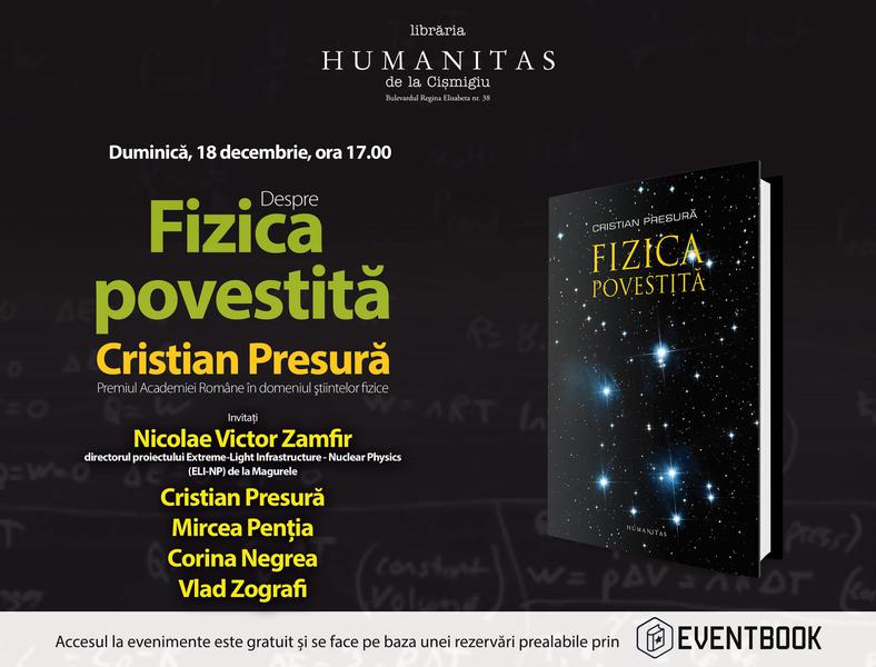 Fizica povestita, de Cristian Presura, Foto: Librariile Humanitas
