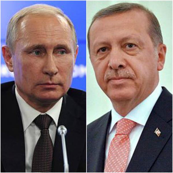 Erdogan si Putin, Foto: Colaj foto