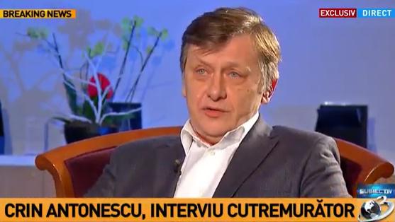 Crin Antonescu, Foto: Captura Antena 3