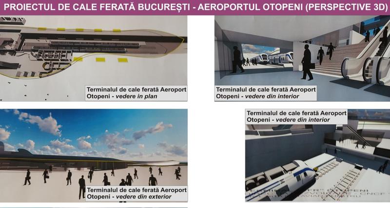 Terminalul CFR de la Aeroportul Otopeni, Foto: MT