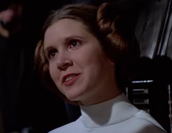 Carrie Fisher, Foto: Captura YouTube