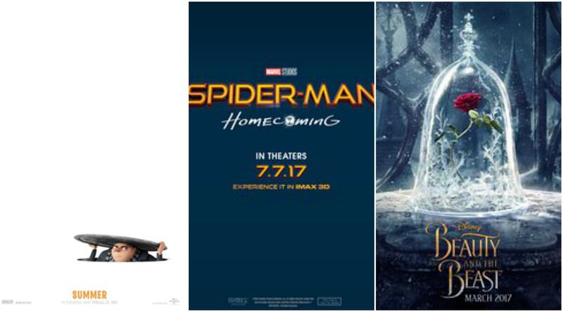 Beaty and the Beast, Despicable Me 3 si Spider-Man: Homecoming, Foto: Colaj foto