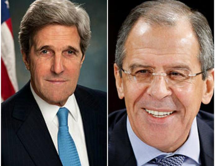 Serghei Lavrov si John Kerry, Foto: Colaj foto