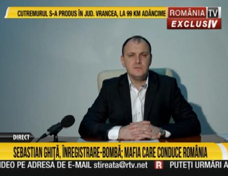 Inregistrarea video cu Sebastian Ghita, Foto: Captura RTV.net