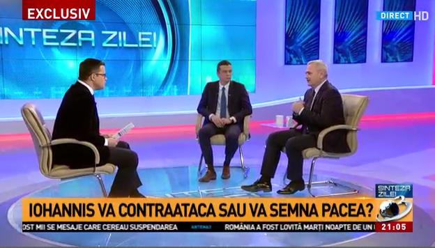 Gadea, Dragnea si Grindeanu, Foto: Captura Antena 3