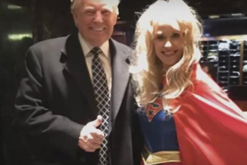 Donald Trump si sefa de campanie, Kellyanne Conway, Foto: Captura YouTube