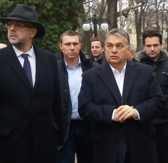 Viktor Orban impreuna cu Kelemen Hunor la Satu Mare, Foto: AGERPRES