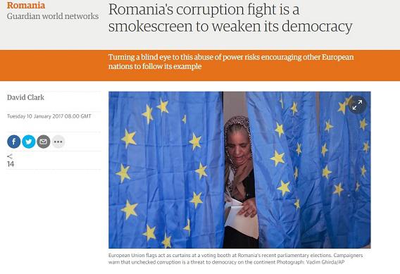 Articol The Guardian: Adamescu si lupta anticoruptie, Foto: Captura The Guardian