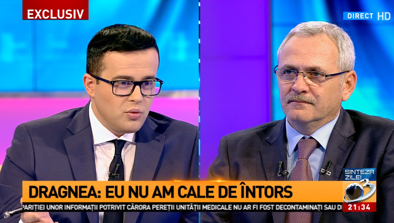 Liviu Dragnea, la Sinteza Zilei, Foto: captura Antena 3