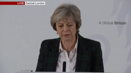Theresa May, Foto: Captura BBC