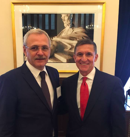 Liviu Dragnea si Michael Flynn, Foto: Facebook - Liviu Dragnea