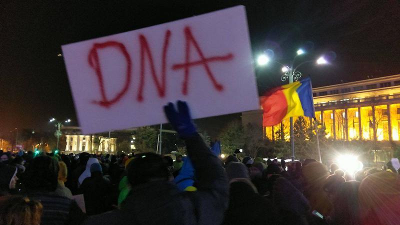 Protest impotriva legii gratierii, Foto: Victor Cozmei / HotNews.ro