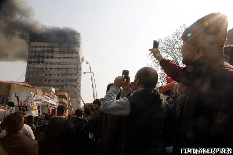 Cladire prabusita la Teheran, Foto: AGERPRES