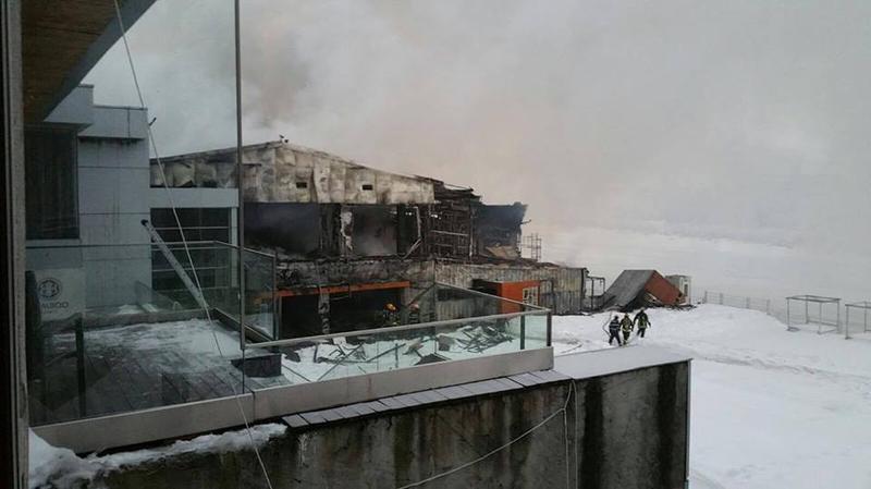 Incendiul la Bamboo, Foto: Facebook - Departamentul pentru Situatii de Urgenta