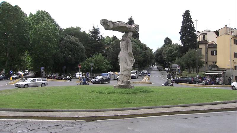 Piata Romana din Florenta, in apropierea ultimei case a lui Cuza, Foto: Hotnews