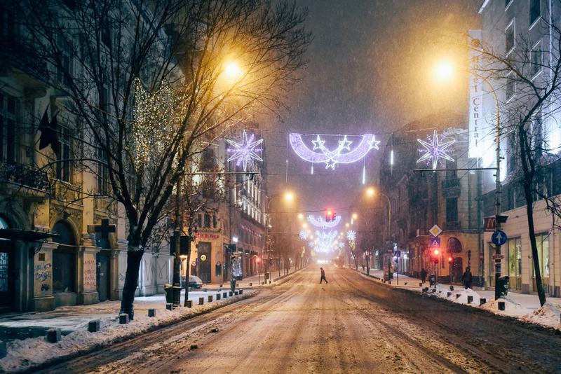 Bucarest nevado, Foto: Dragos Asaftei