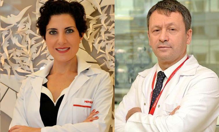 Conf. dr. Soley Bayraktar (stanga), prof. dr. Yakup Kumtepe, Foto: Memorial Hospitals Group, Istanbul
