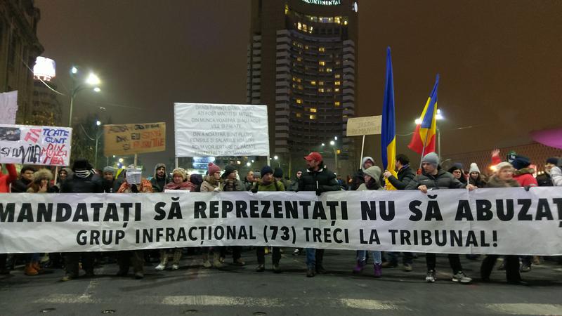 Protest in Bucuresti, Foto: HotNews.ro / Victor Cozmei