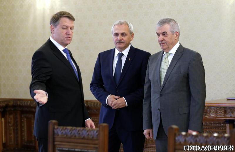 Iohannis, Dragnea si Tariceanu, Foto: AGERPRES