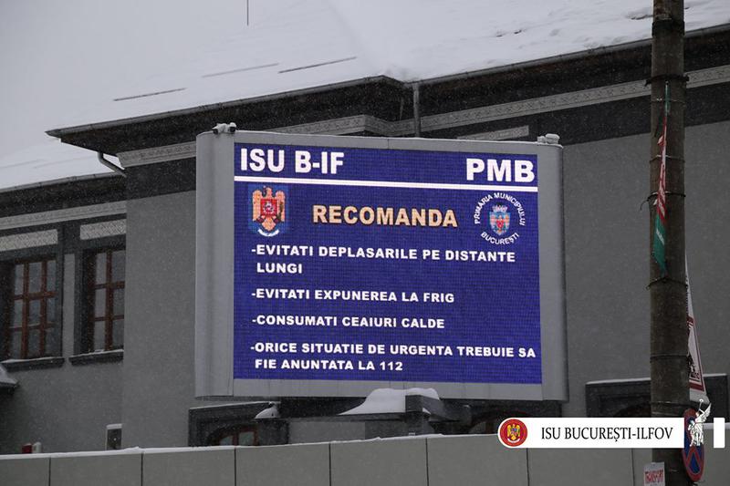Avertizari ISU pe panouri electronice, Foto: Facebook / ISU