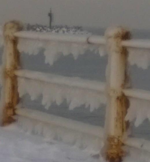 Portul Tomis inghetat, Foto: Facebook / Traian Marian