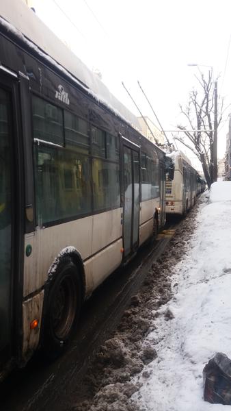 Autobuze blocate, Foto: Hotnews