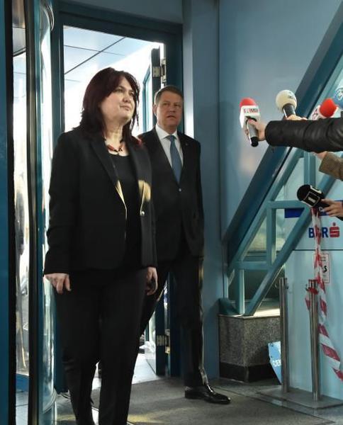 Presedintele Iohannis si presedinta CSM, Mariana Ghena, Foto: AGERPRES