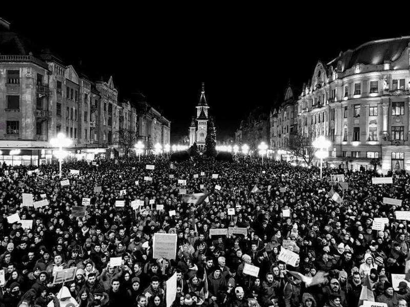 Proteste uriase in Timisoara, Foto: Flavius Neamciuc