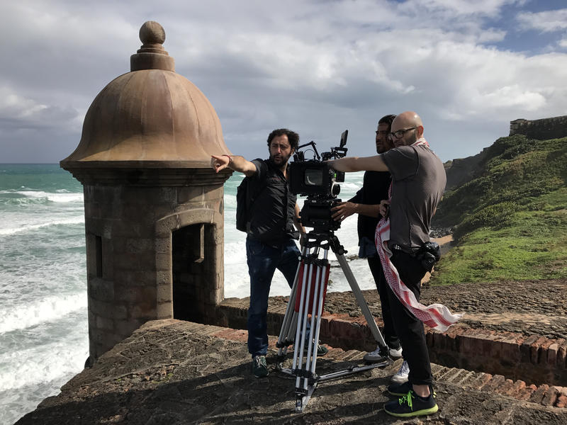 Rodaje en San Juan, Foto: Hotnews