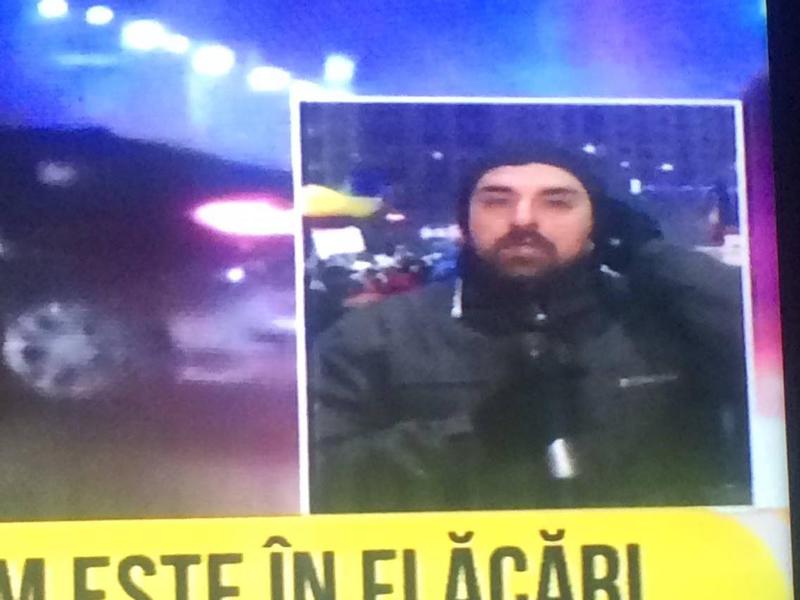 Reporter RTV fara cub, Foto: Captura RTV.net