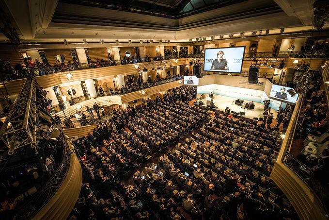 Cancelarul Merkel vorbind la Conferinta de Securitate de la Munchen 2017, Foto: securityconference.de