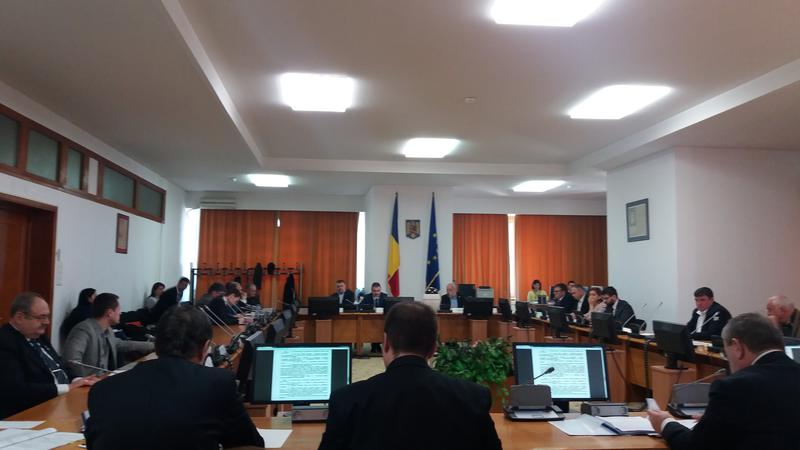 Imagine din timpul discutiilor de miercuri, Foto: Hotnews