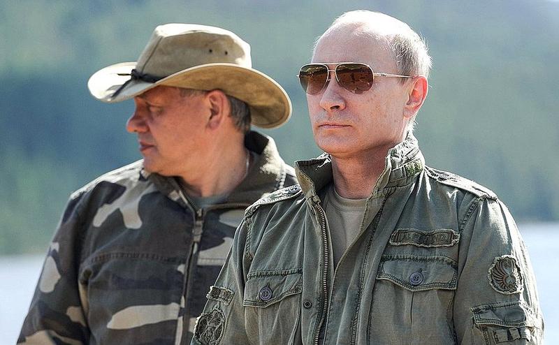 Ministrul rus al apararii, Sergei Shoigu, si Vladimir Putin, Foto: kremlin.ru