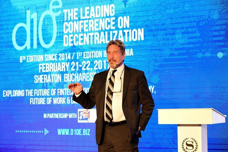 John McAfee, Foto: d10e Bucharest