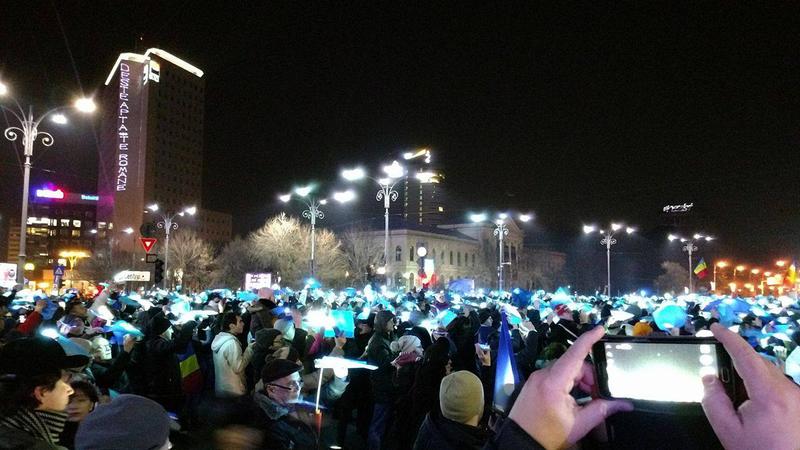 Protest in Piata Victoriei - ziua 27, Foto: Hotnews