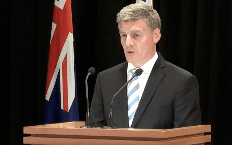 Premierul neozeelandez Bill English, Foto: Captura YouTube