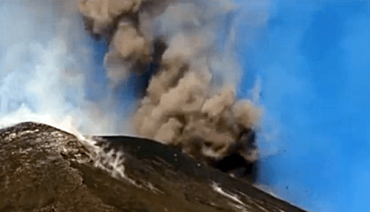 Vulcanul Etna, Foto: captura facebook