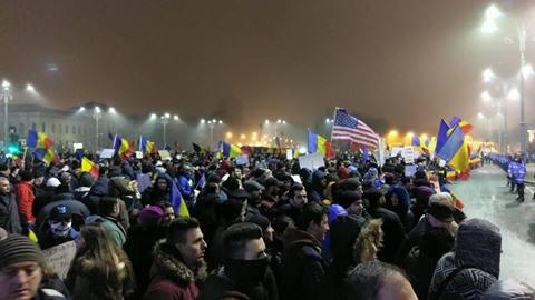 Protest Guvern 5 feb, Foto: Hotnews