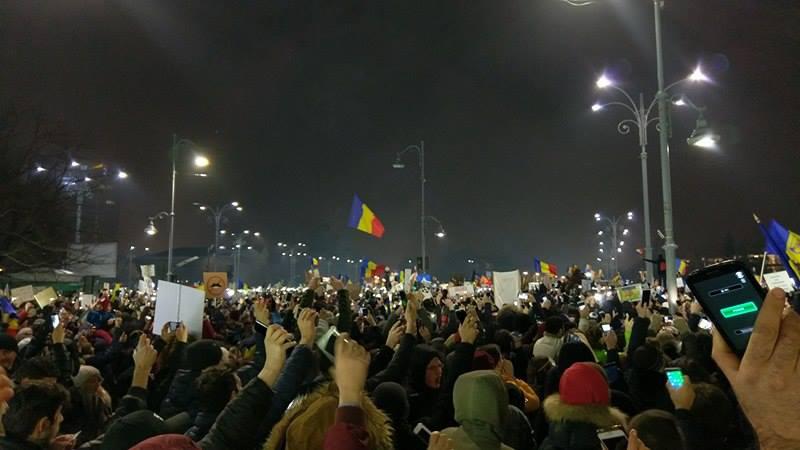 Protest Guvern 5 februarie, Foto: Hotnews