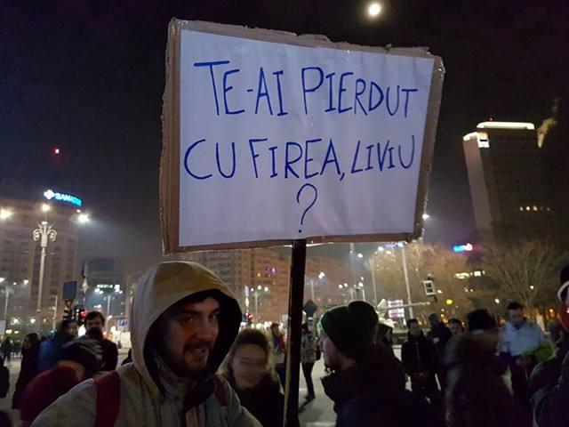 Pancarta protest 5 feb - 7, Foto: Hotnews