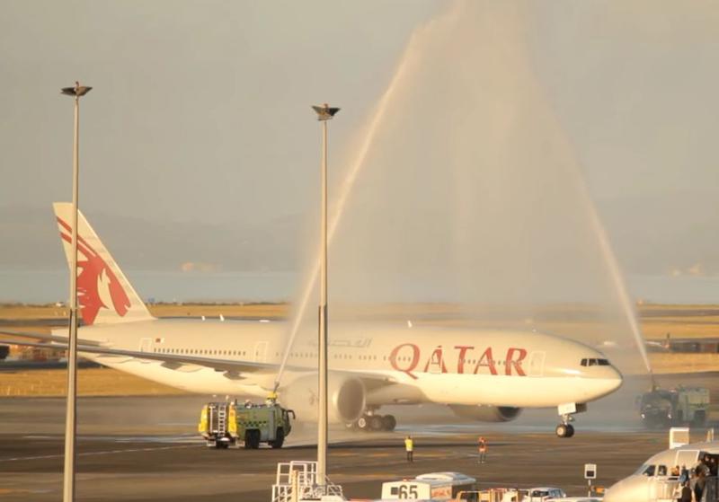 Avion Qatar Airways, Foto: Captura YouTube