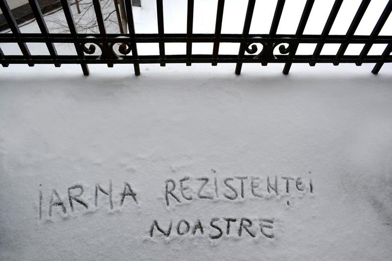 Iarna rezistentei noastre, Foto: Mihai Sora / Facebook