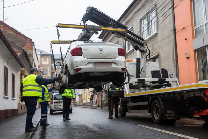 Ridicare masini, Foto: Actual de Cluj