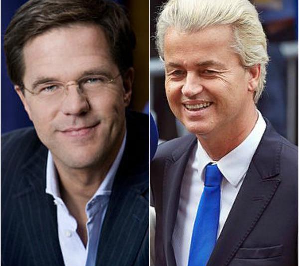 Mark Rutte/ Geert Wilders, Foto: Colaj foto