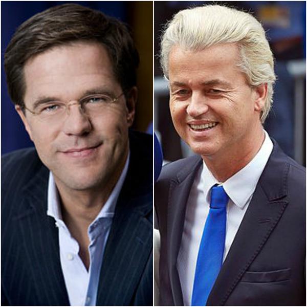 Mark Rutte/ Geert Wilders, Foto: Colaj foto