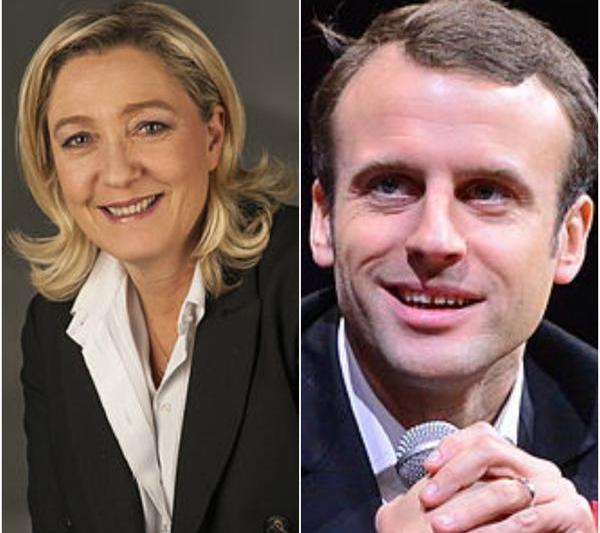 Marine Le Pen si Emmanuel Macron, Foto: Wikipedia